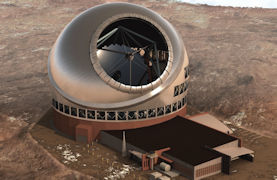 Computer rendering of the Thirty Meter telescope Thirty Meter telescope